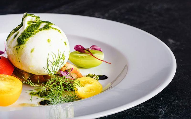 La mozzarella di bufala in pizzeria