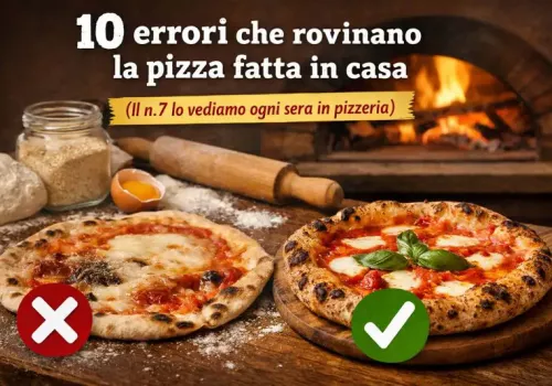 10 errori da evitare per la pizza fatta in casa