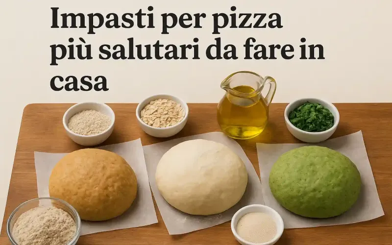 impasti per pizza salutari da fare in casa